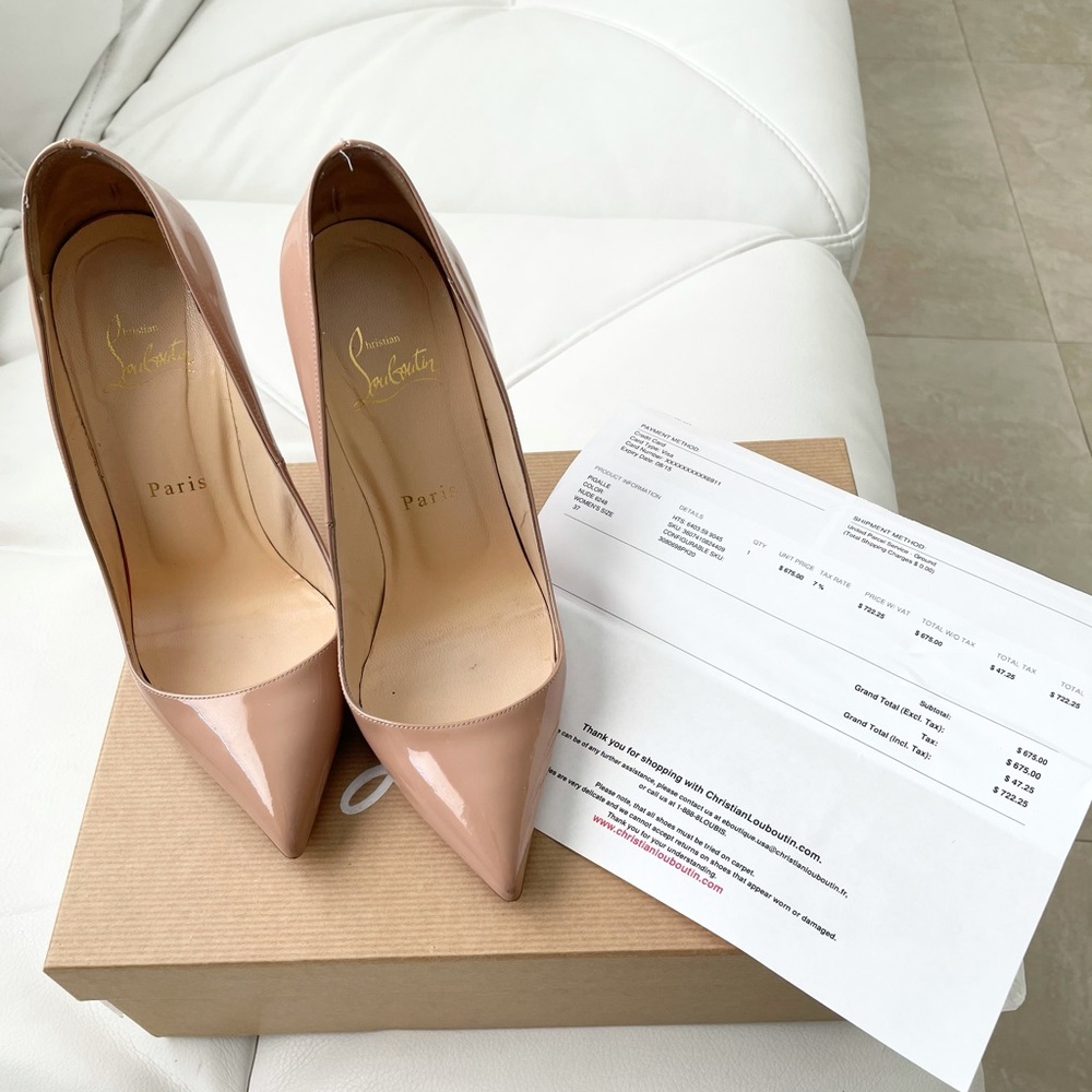 Christian Louboutin Nude Pigalle Follies 120mm 37